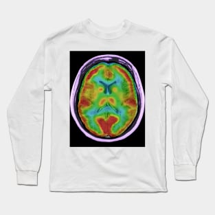 Normal brain blood flow, MRI and SPECT (C026/8000) Long Sleeve T-Shirt